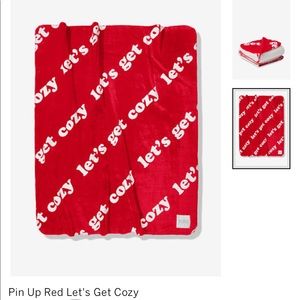 VS Pink Sherpa Blanket